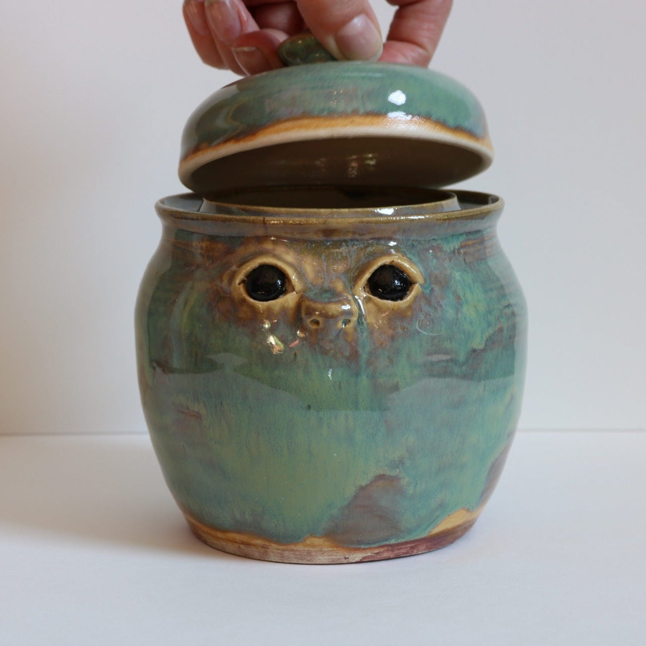 Handmade Ceramic Kimchi Jar